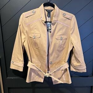 White House Black Market Tan Jacket